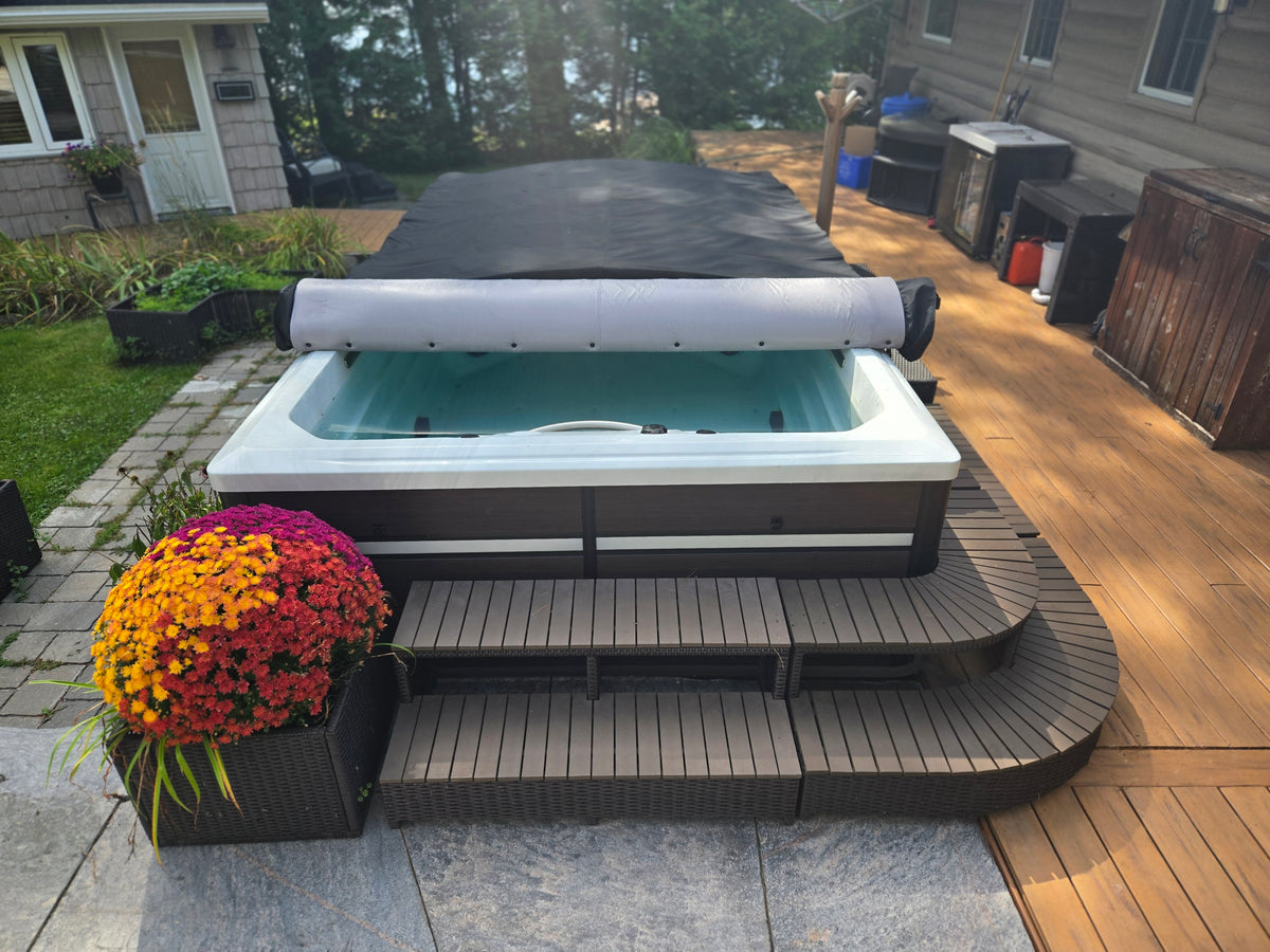 13ft Swim Spa 15HP-Jet, 3-Person - St Lawrence Sport 390 x 226 x H120 cm
