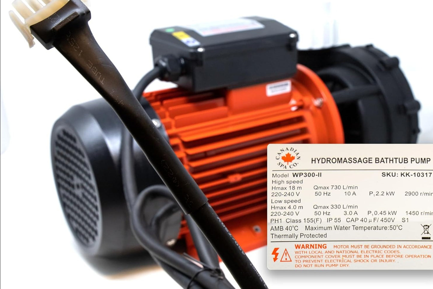 WP300-II 2-Speed Pump 3HP 2 x 2