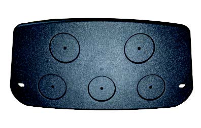 Filter Cover/Lid (Black) with Fixing Screws - Hurricane Twin Filter