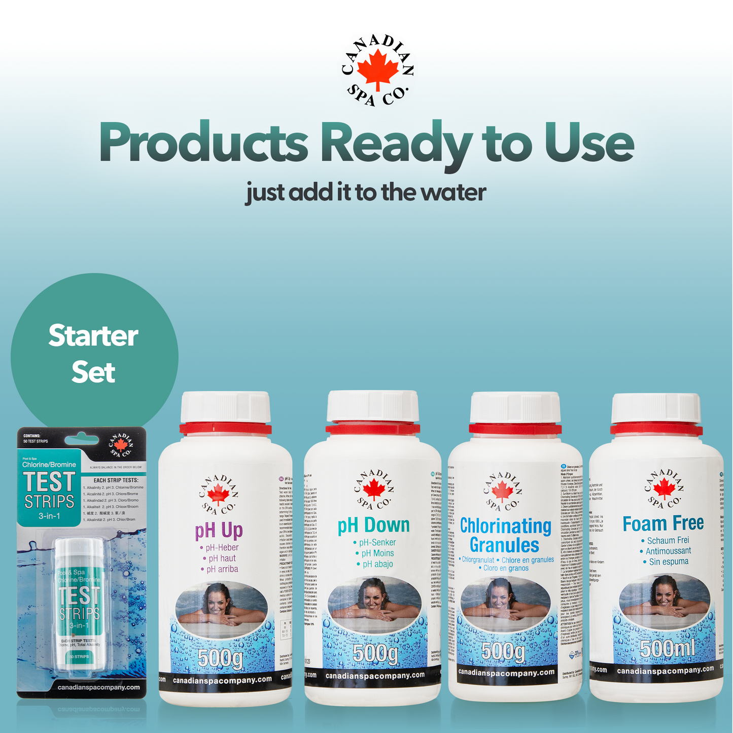 Hot Tub (Starter) Chemical Kit