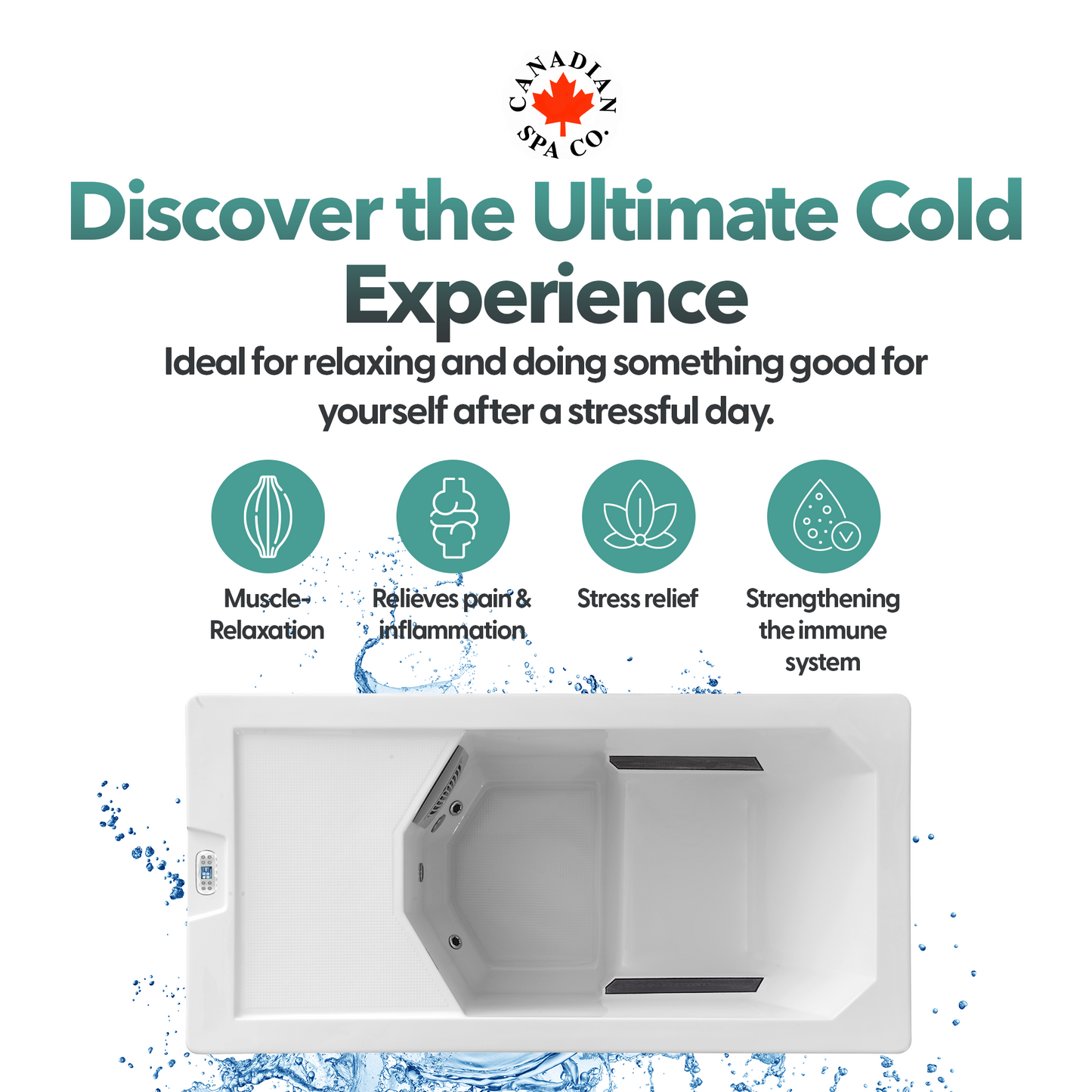 Great Lakes Cold Water Chill Therapy Spa - Slate Grey