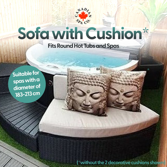 Love Seat - Round Spa Surround Furniture