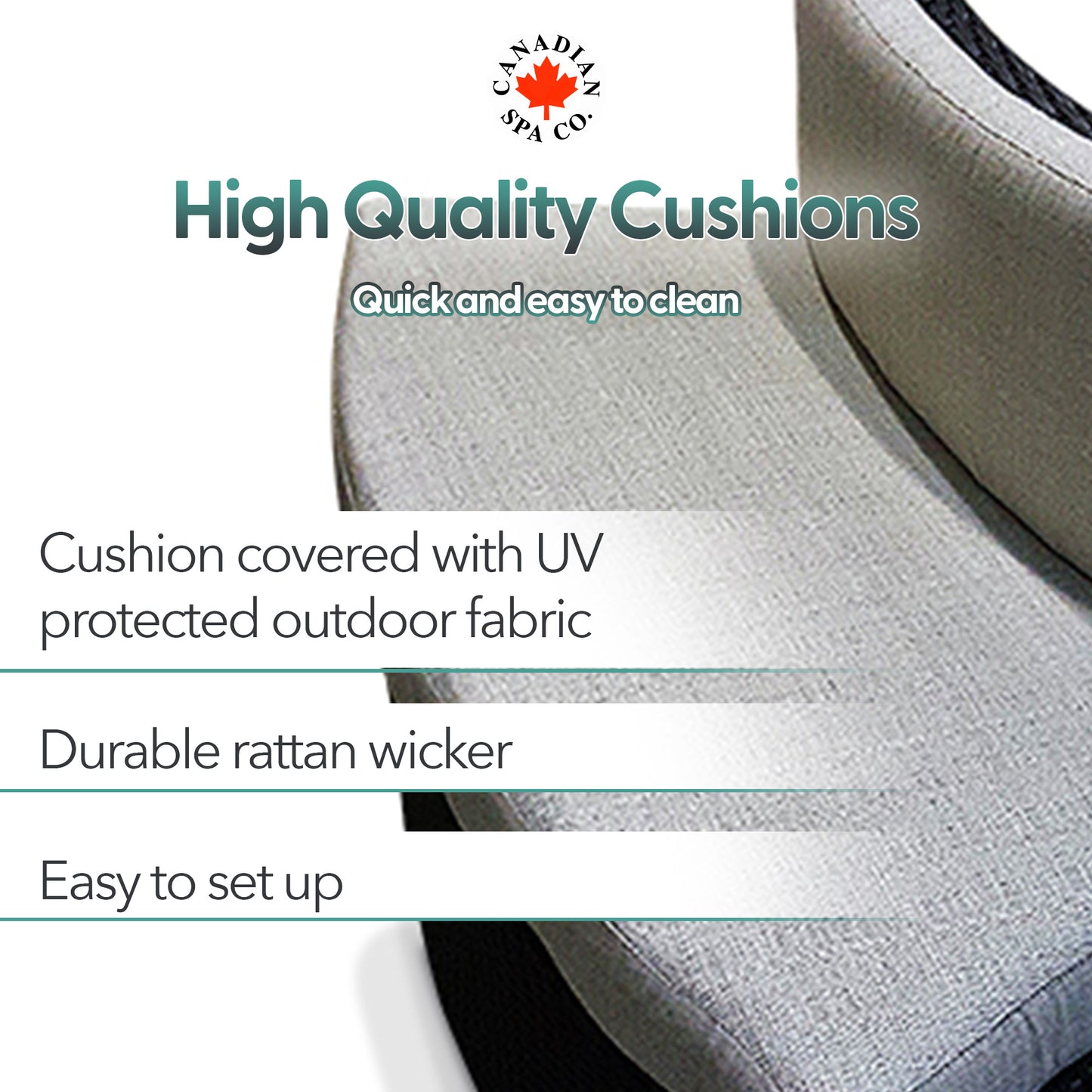 Love Seat - Round Spa Surround Furniture