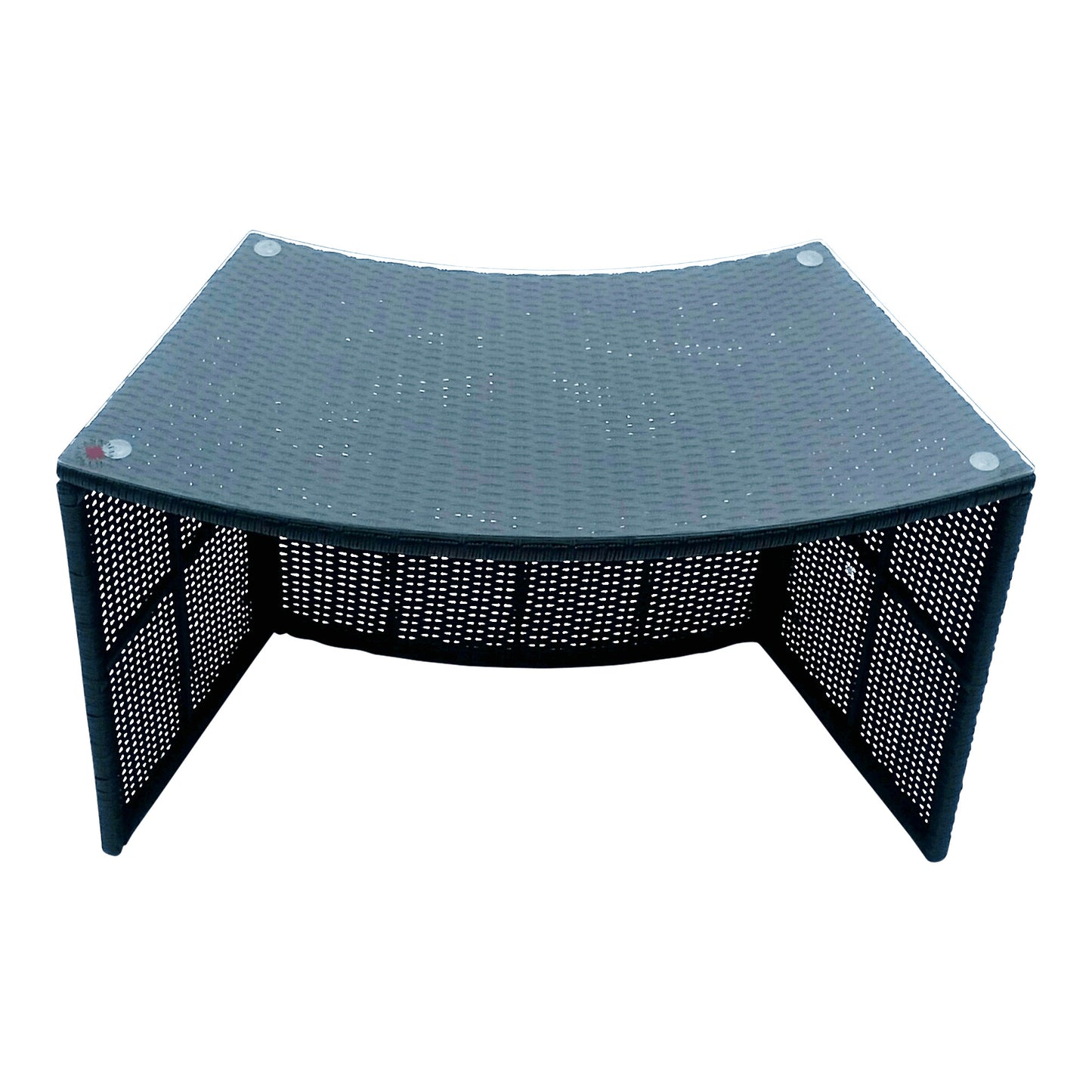 Glass Top Bar - Round Spa Surround Furniture
