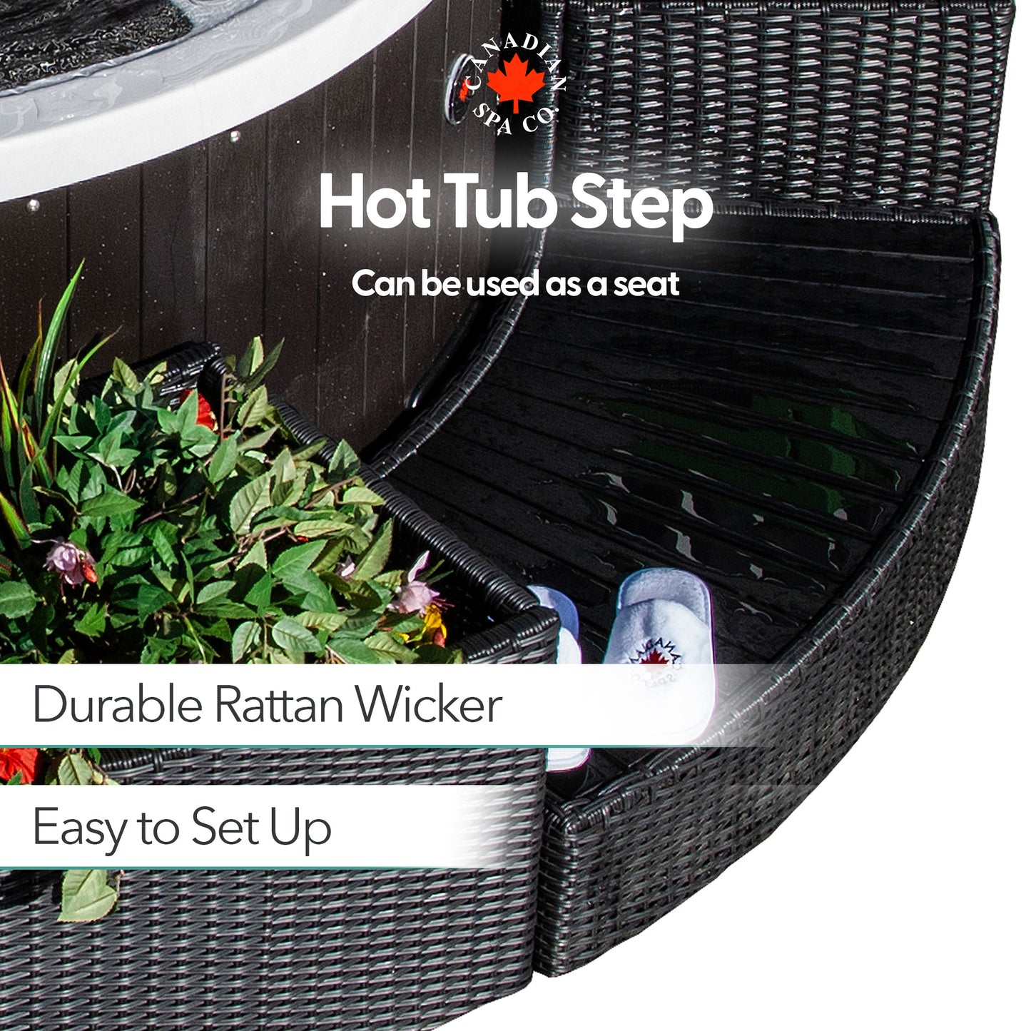 Step - Round Spa Surround Furniture