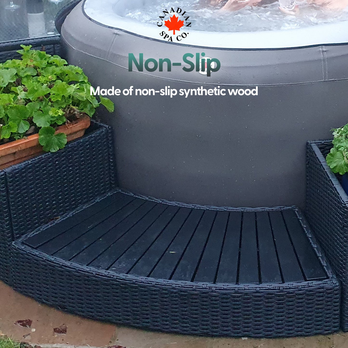 Step - Round Spa Surround Furniture