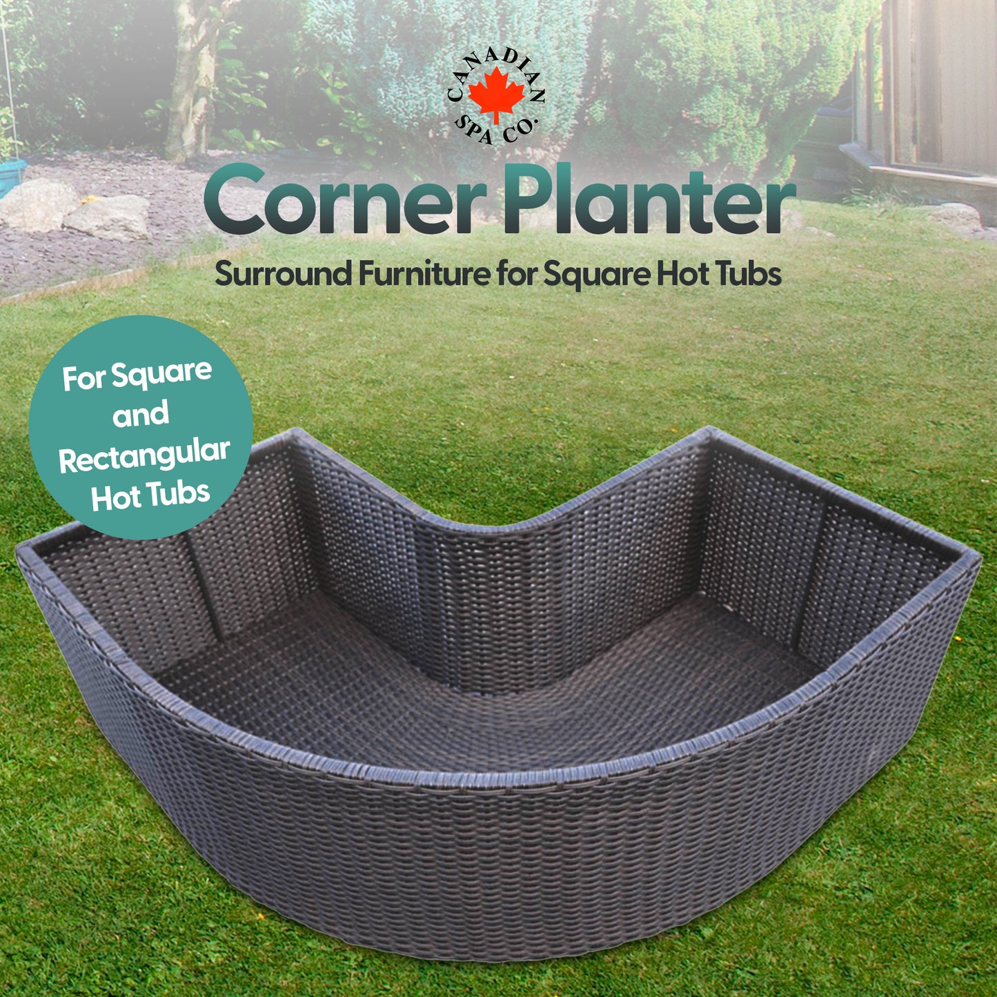 EX demo Corner Planter - Square Surround Furniture