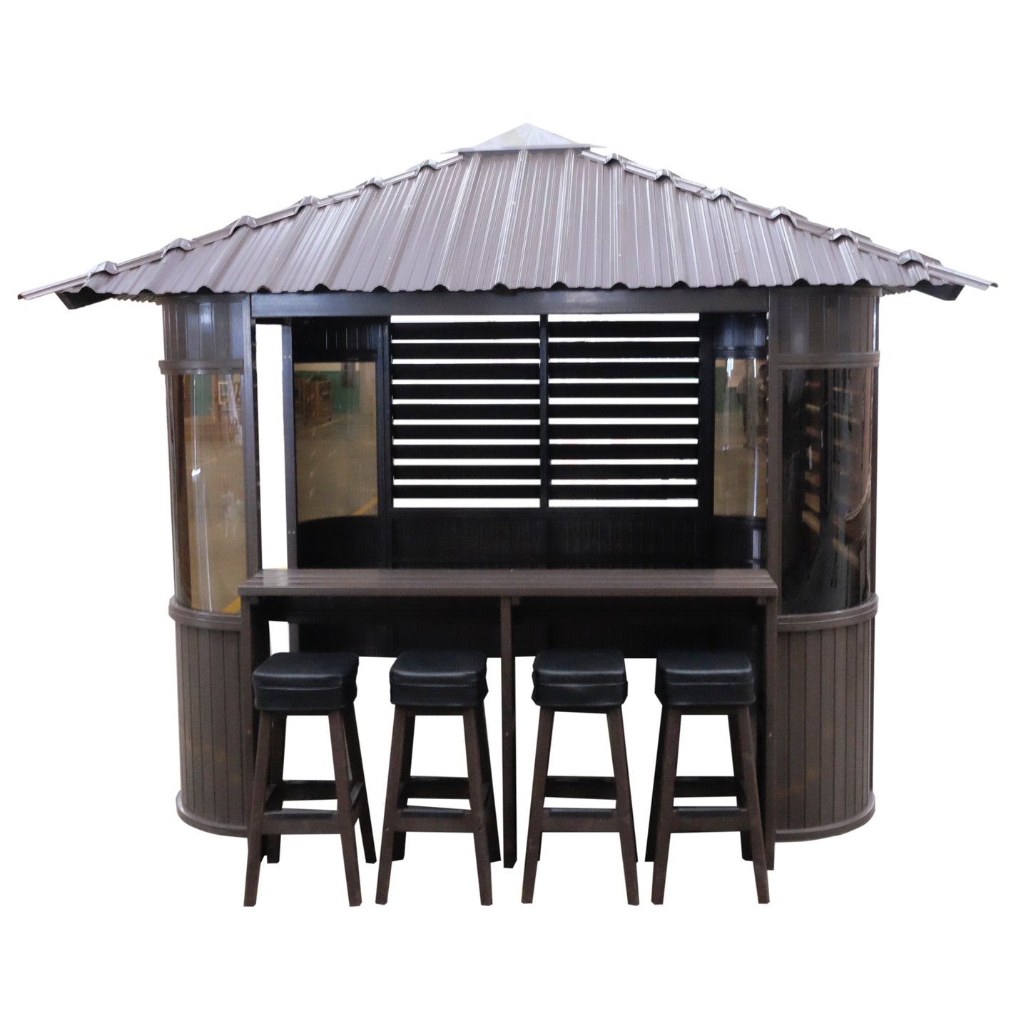 Fraser Gazebo 10ft x 10ft - Chocolate