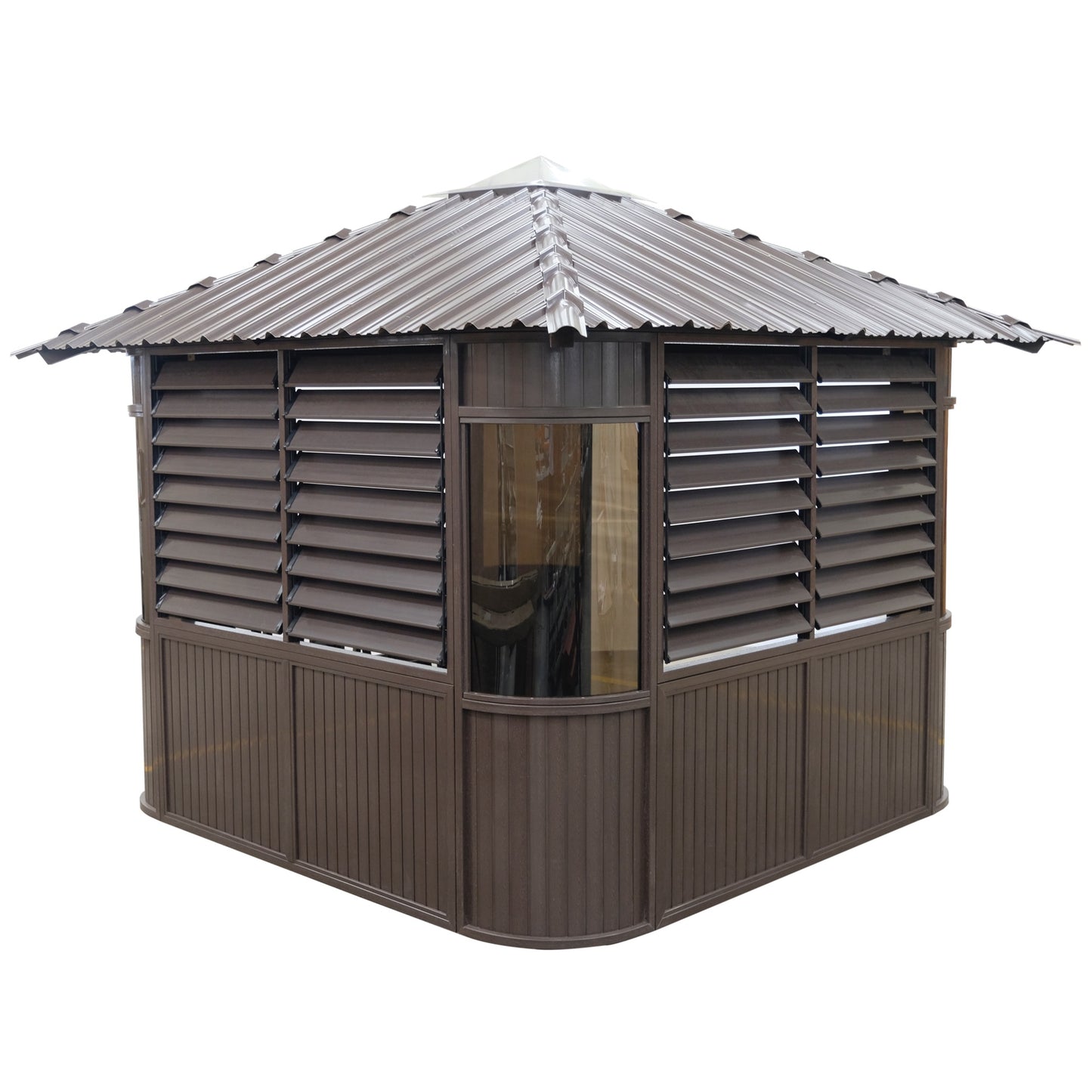 Fraser Gazebo 10ft x 10ft - Chocolate