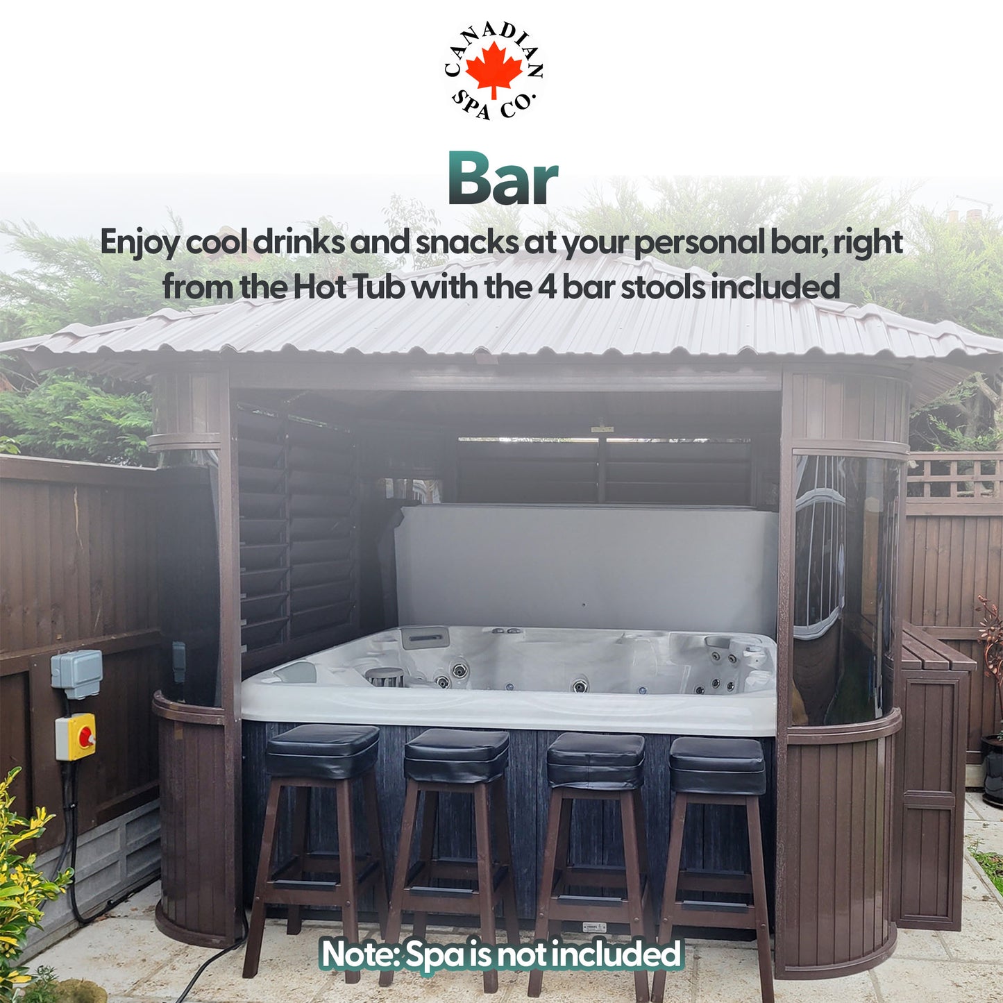 Fraser Gazebo 10ft x 10ft - Chocolate