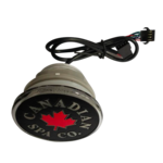 Cabinet LED Logo Plate - Black Ice