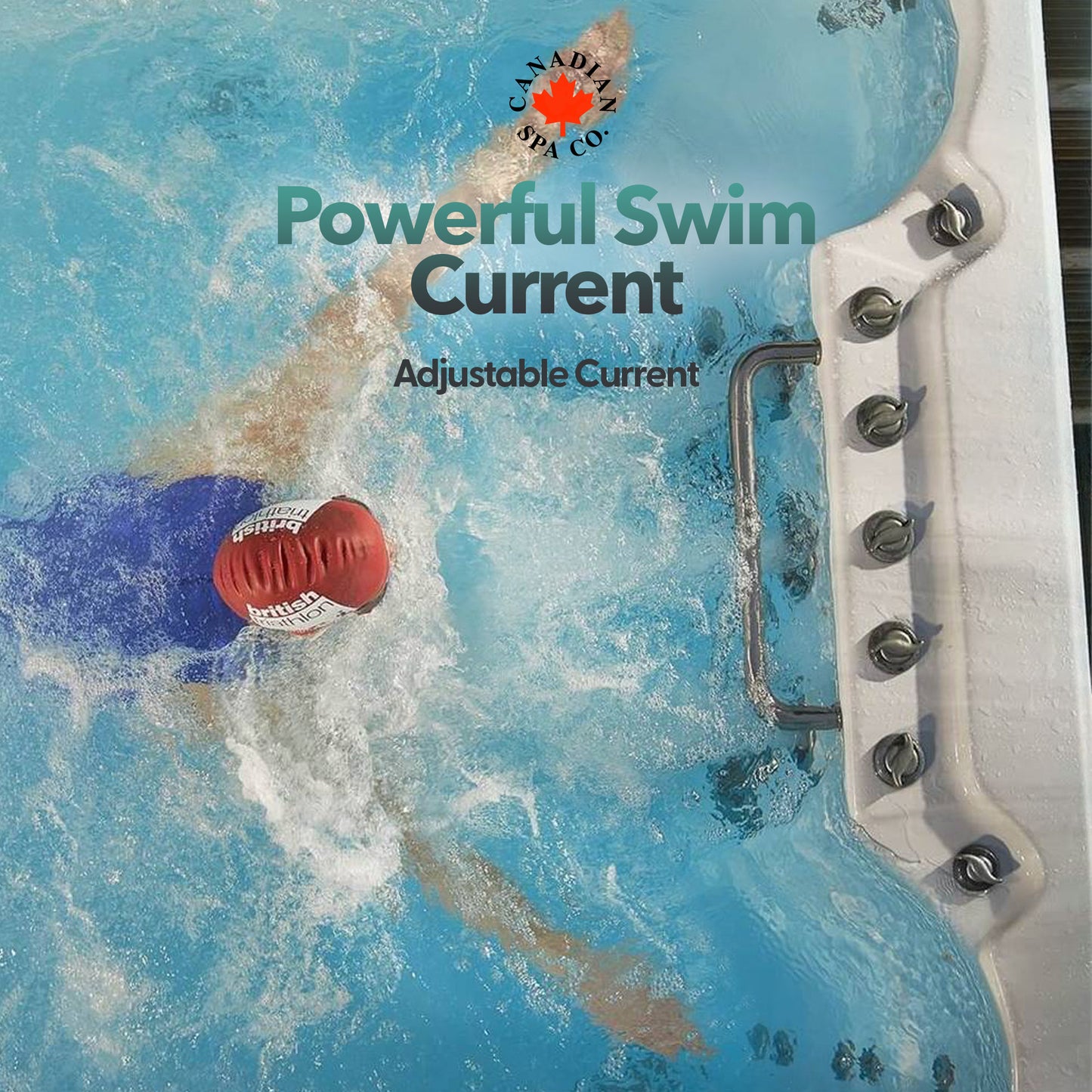 20ft Dual Temperature Swim Spa 15HP - Sport