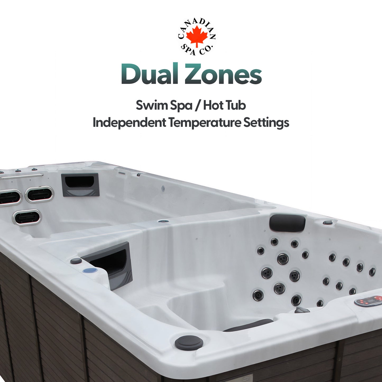 20ft Dual Temperature Swim Spa 15HP - Sport