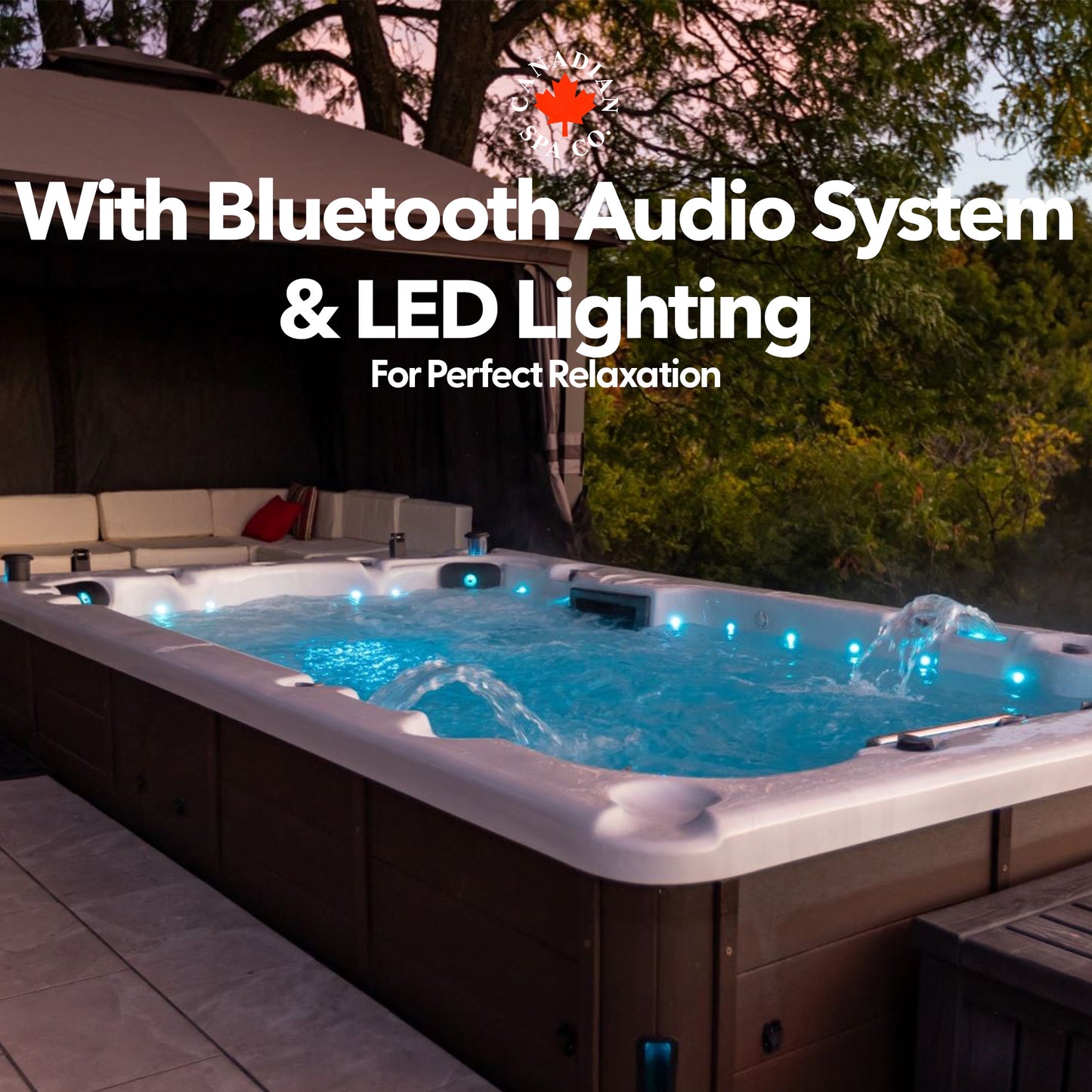 20ft Dual Temperature Swim Spa 15HP - Sport