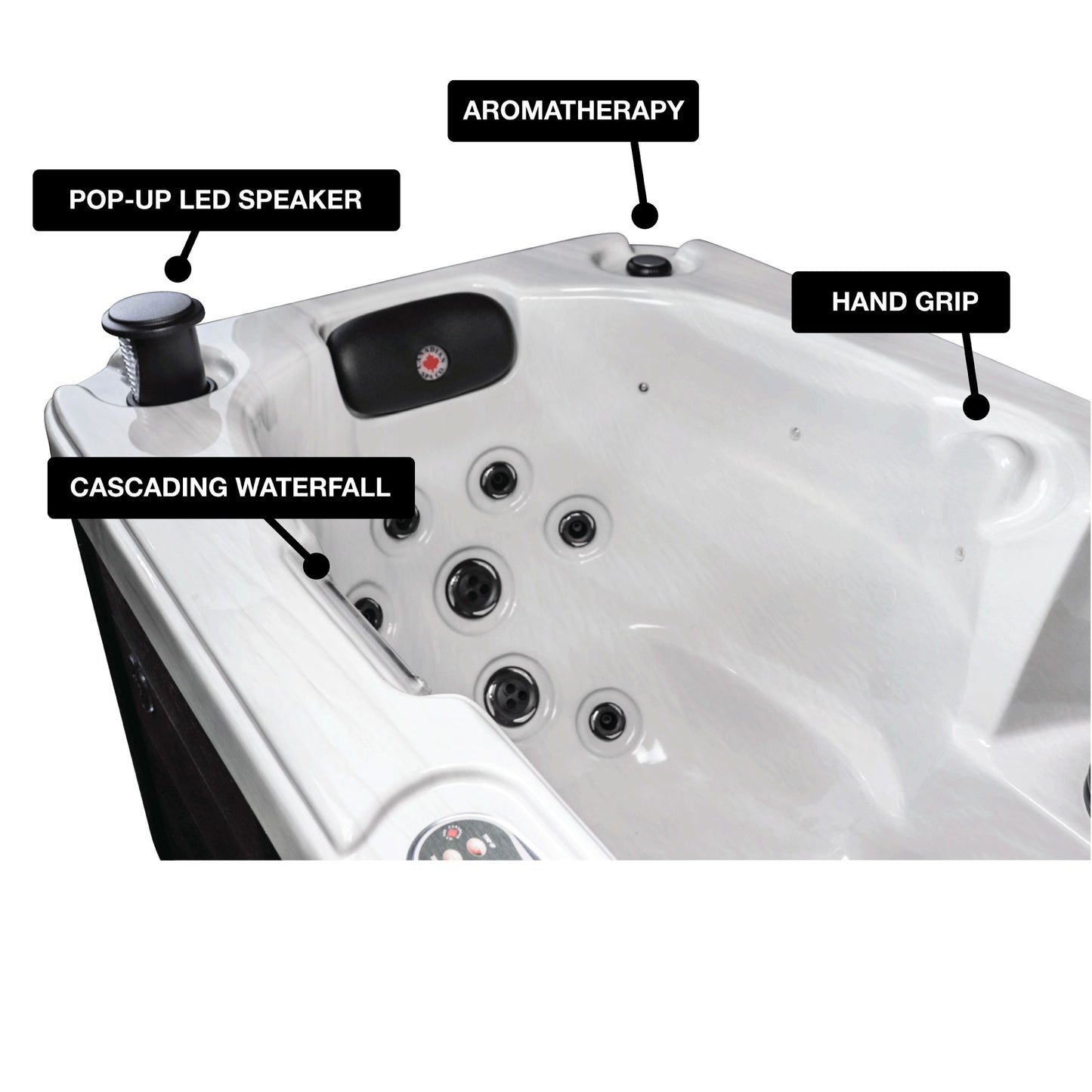 Yukon AI Plug & Play Hot Tub | 2-Person 17-Jet