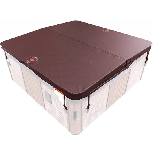 Deluxe Brown Spa Cover 5in/3in