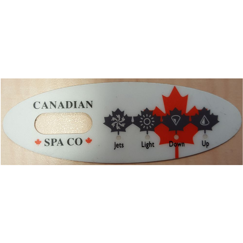 Balboa VL200 4-Button Overlay