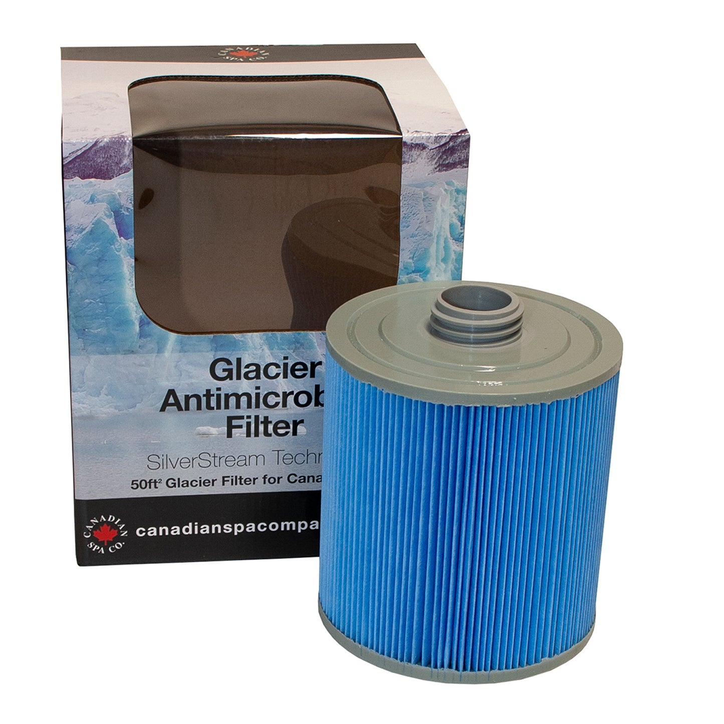 Glacier Antimicrobial 50 Sq Ft Filter with M-Pleat