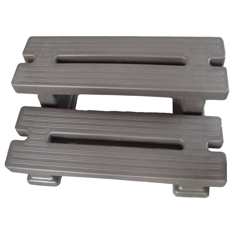 Spa Steps 2-Tier PVC - Brown