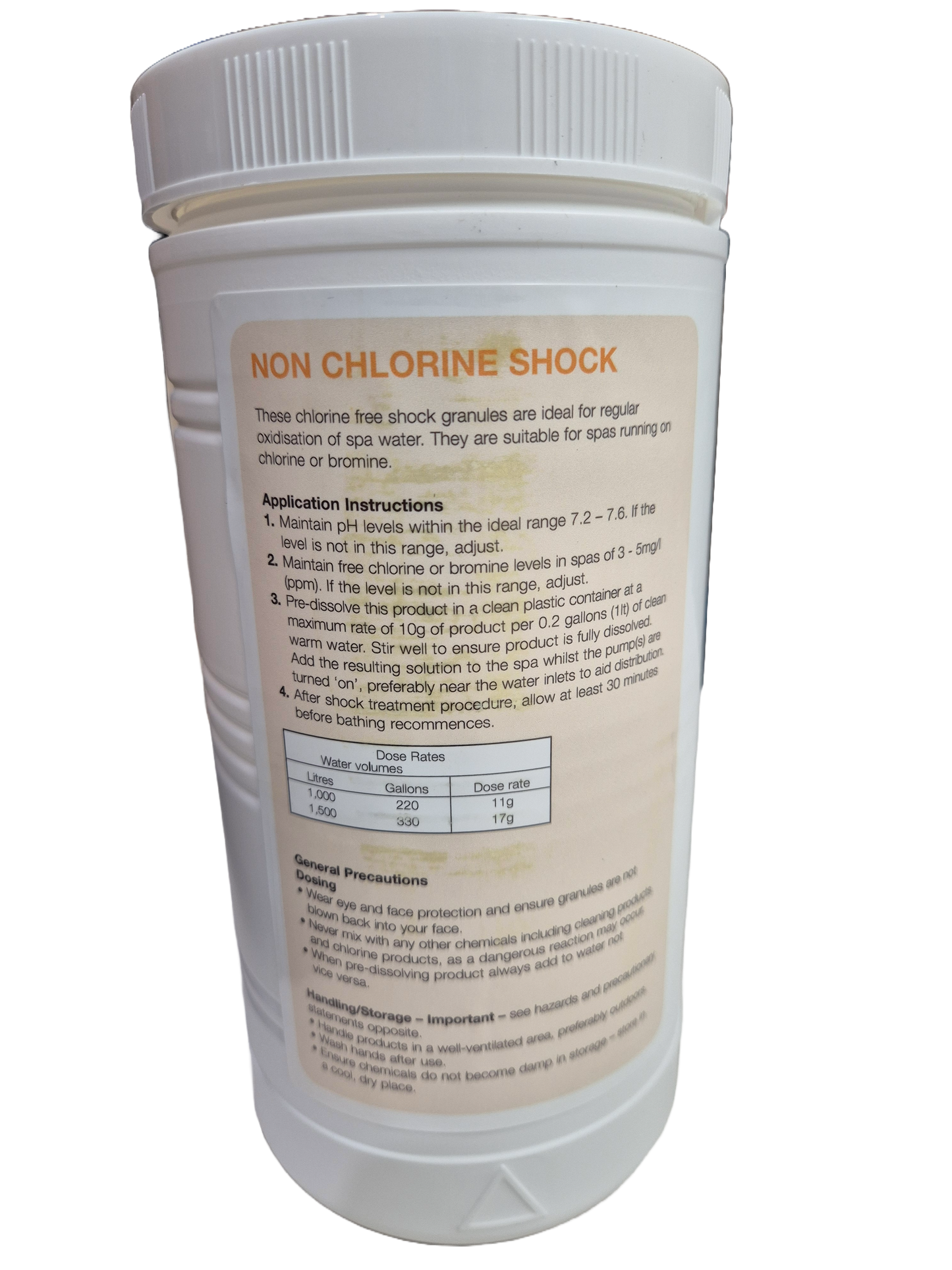 Non-Chlorine Spa Shock 1KG
