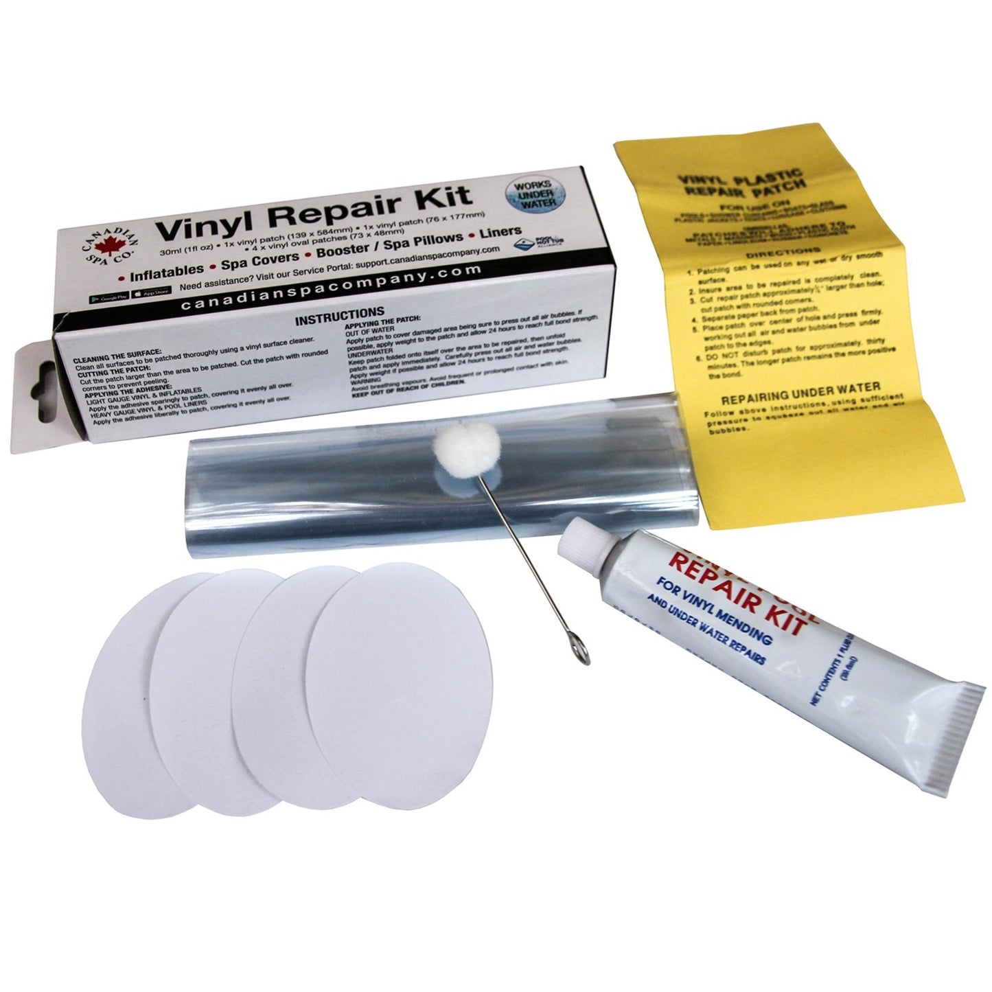 Vinyl Repair Kit with Patches