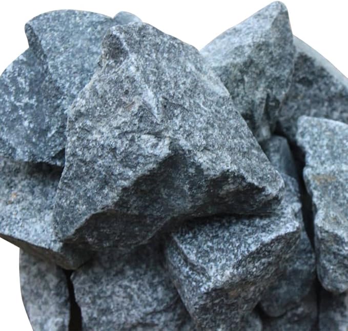 Sauna Stones 16kg - High Heat Capacity Sauna Heating Rocks Suitable for Large Private & Commercial Sauna Rooms