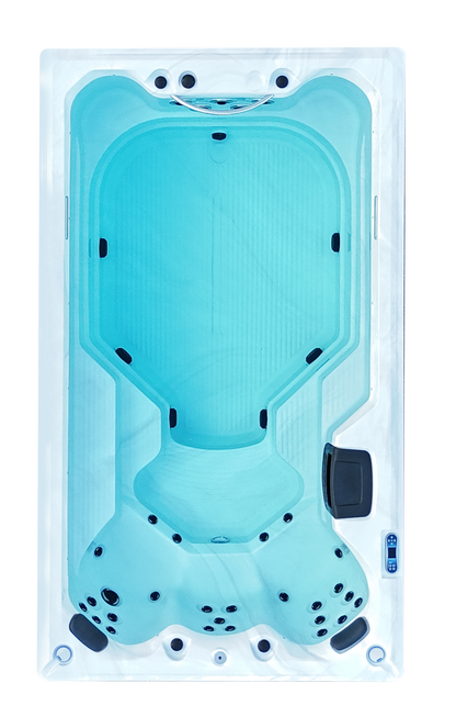 2025 13ft Swim Spa 15HP-Jet, 3-Person - St Lawrence Sport 390 x 226 x H120 cm