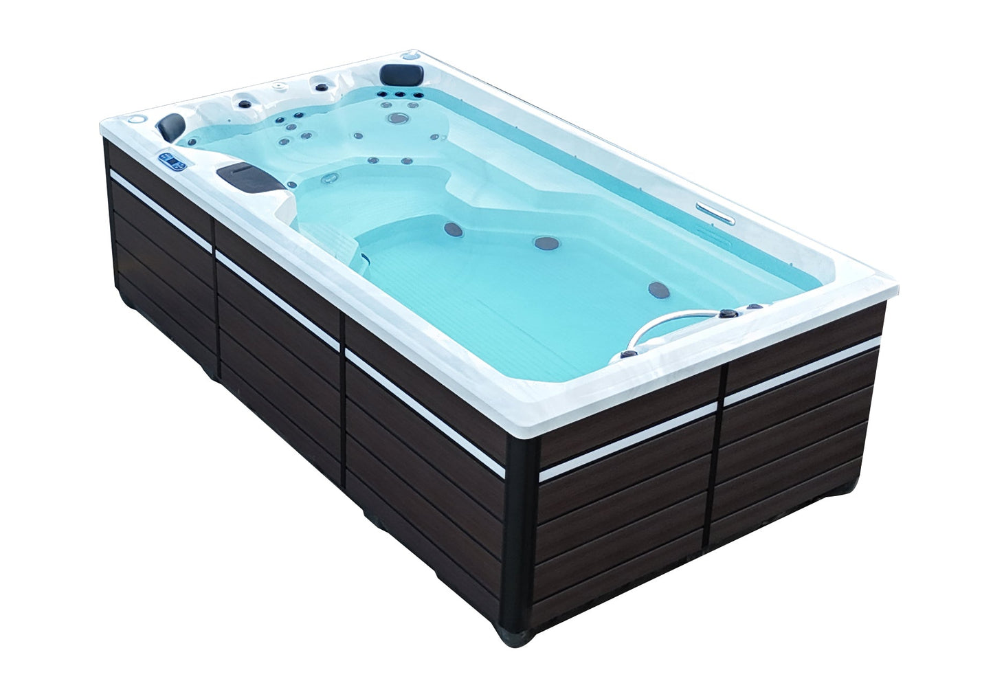 2025 13ft Swim Spa 15HP-Jet, 3-Person - St Lawrence Sport 390 x 226 x H120 cm