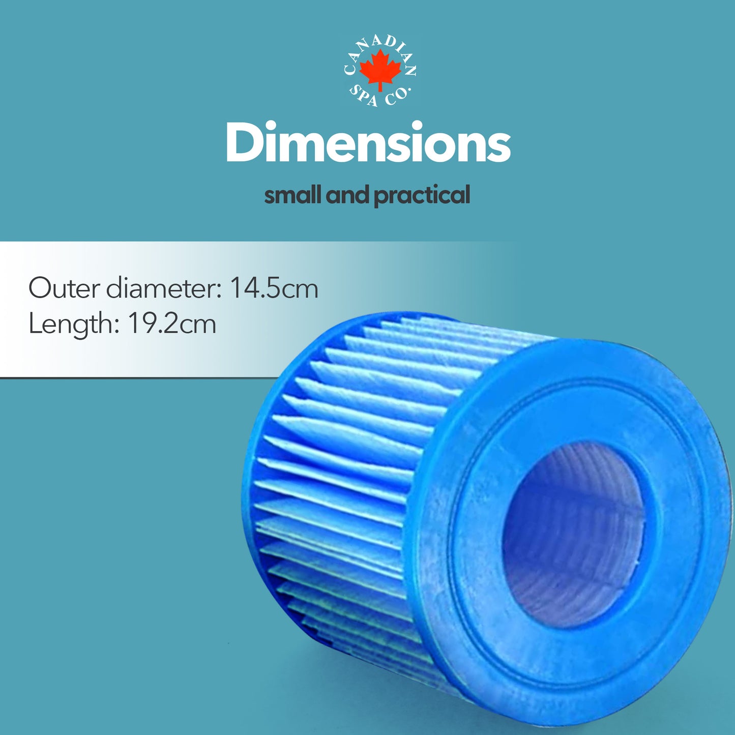 Portable Spa Filters 4 PK - Antimicrobial now with M-pleat