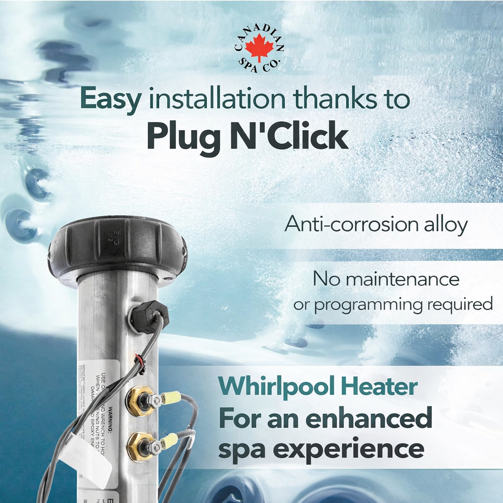 BP 600 /2100 series Balboa Heater with Molex Plug (M7)  Plug 'n' Click 2KW / 3KW / 5.5KW