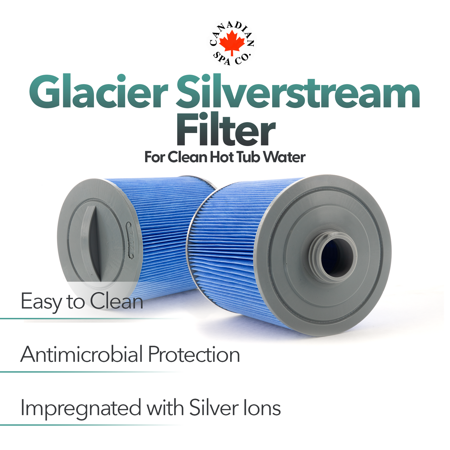 Glacier Filter Single - Antimicrobial
