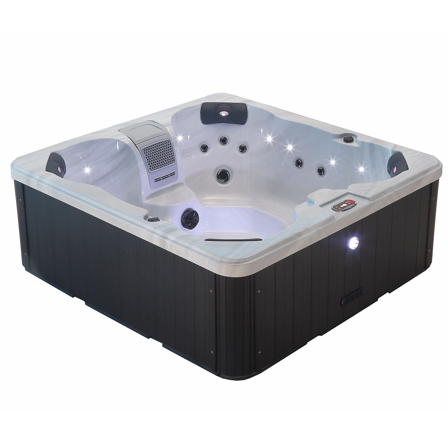Cornwall AI Patio Spa | 5-Person 18-Jet 70 Nozzles 1980x1980x730mm