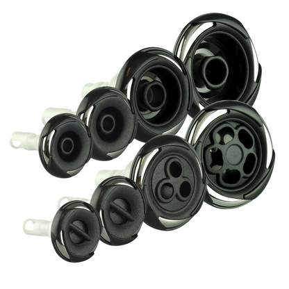 Hurricane Jets - Black/Chrome for Canadian Spa Company Hurricane Series Hot Tubs