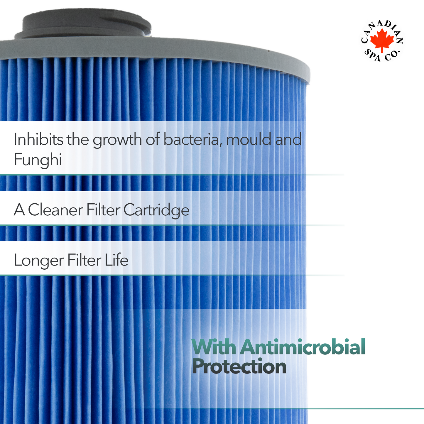 Glacier Filter Single - Antimicrobial