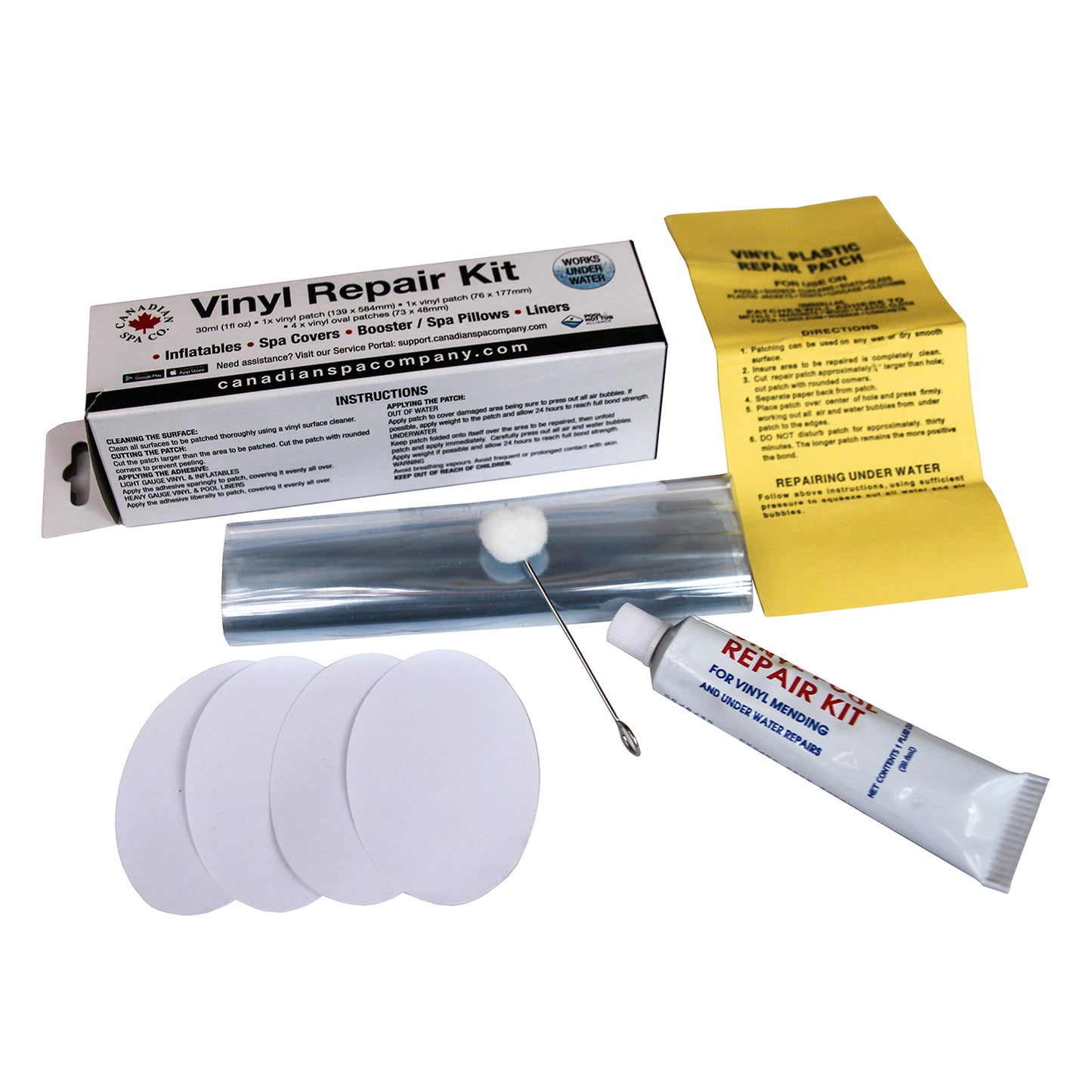 Vinyl Repair Kit with Patches