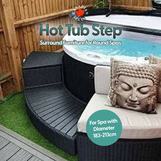 Step - Round Spa Surround Furniture