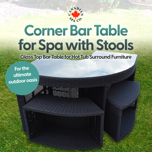 Corner Bar Set - Square Surround Furniture