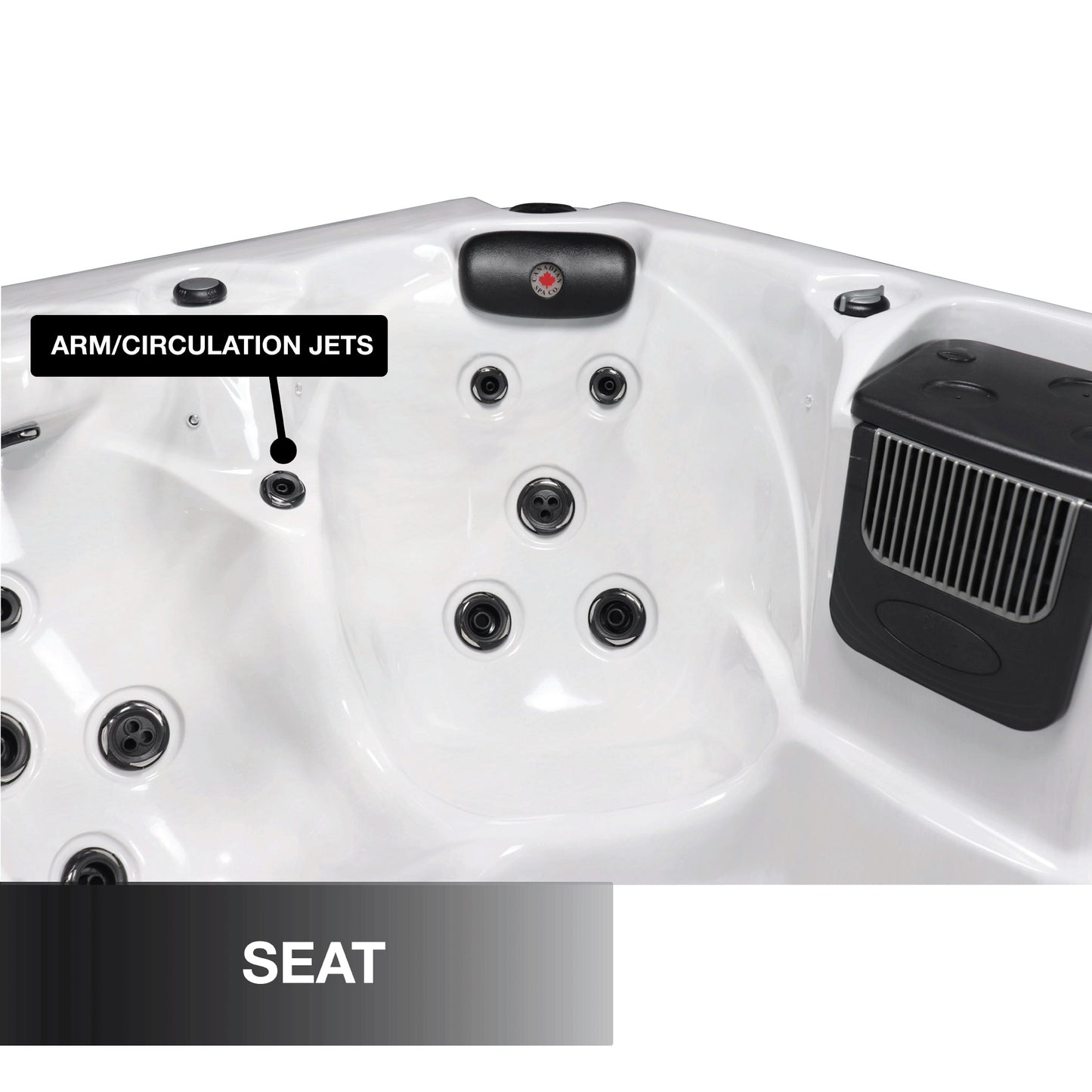 Calgary AI Plug & Play Hot Tub | 4-Person 24-Jet 	213 x 150 x 78 cm