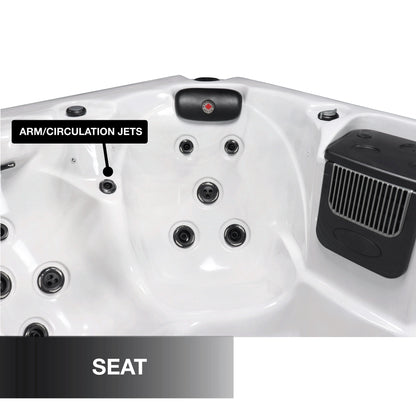 Calgary AI Plug & Play Hot Tub | 4-Person 24-Jet 	213 x 150 x 78 cm
