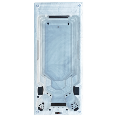 Canadian Spa 19ft St. Lawrence Swim Spa – TurboWave River Flow System with Rolling Cover