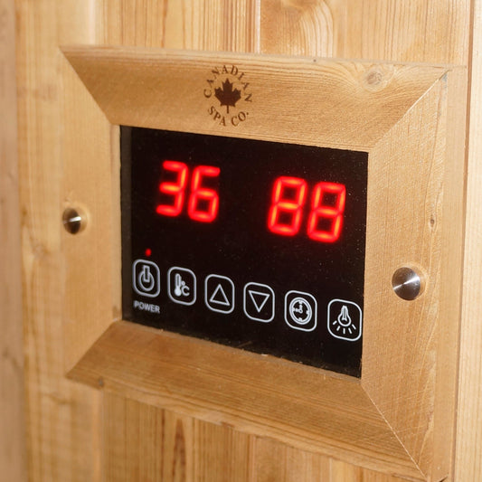 Complete Oval Sauna - Control Panel