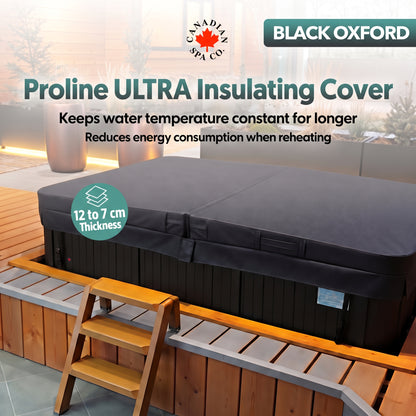 Proline ULTRA Square Hot Tub Cover - Oxford 600D BLACK