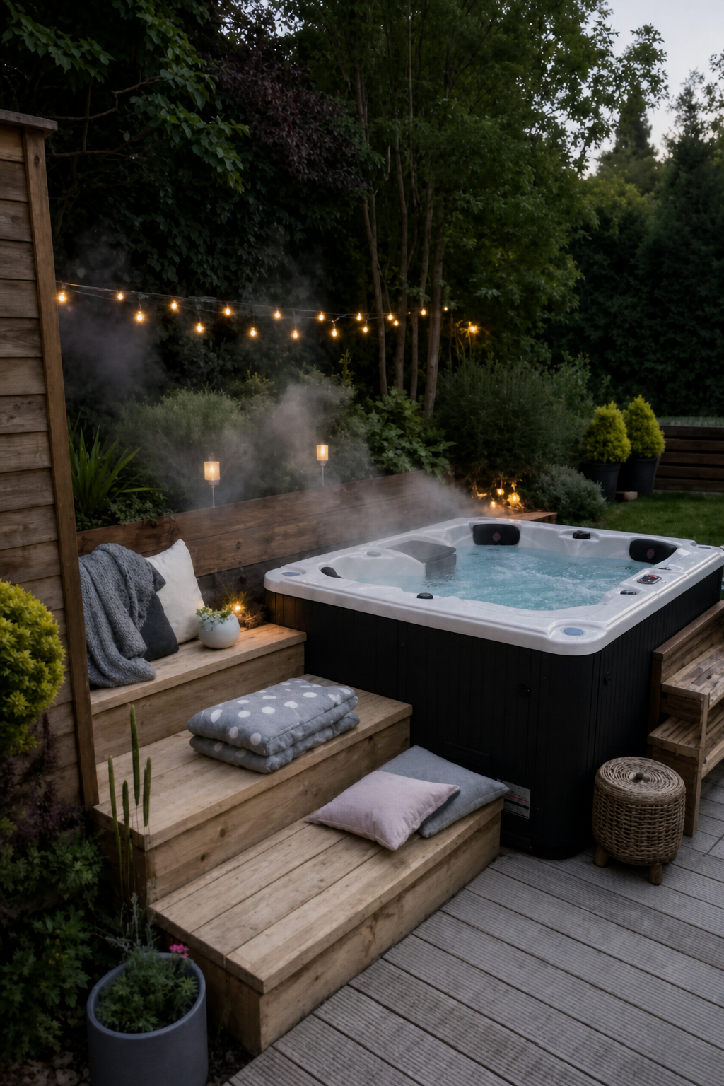 Calgary AI Plug & Play Hot Tub: 4-Person 24-Jet 213 x 150 x 78 cm