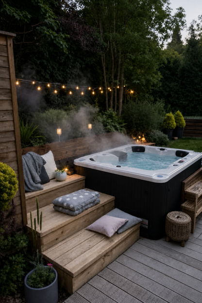 Calgary AI Plug & Play Hot Tub: 4-Person 24-Jet 213 x 150 x 78 cm