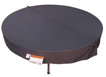 Replacement Cover: Okanagan Oxford Black Material  63 Round 5" x 3" 120 x 80mm