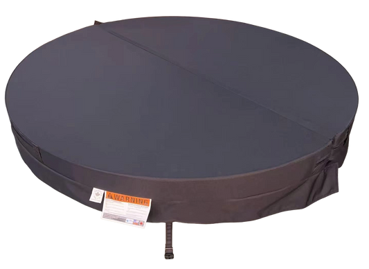 Replacement Cover: Okanagan Oxford Black Material  63 Round 5" x 3" 120 x 80mm