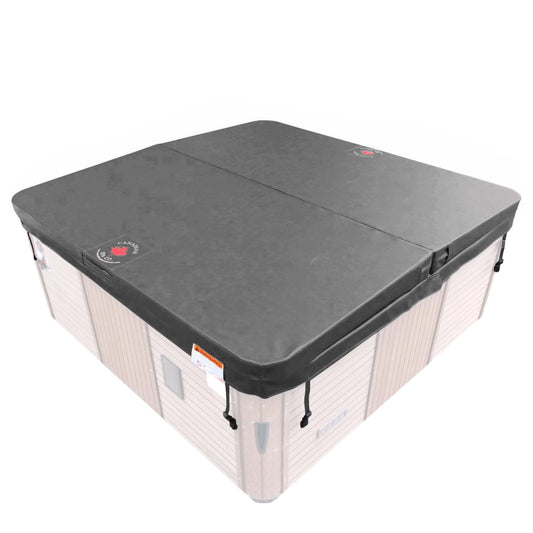 Deluxe Grey Spa Cover 5in/3in