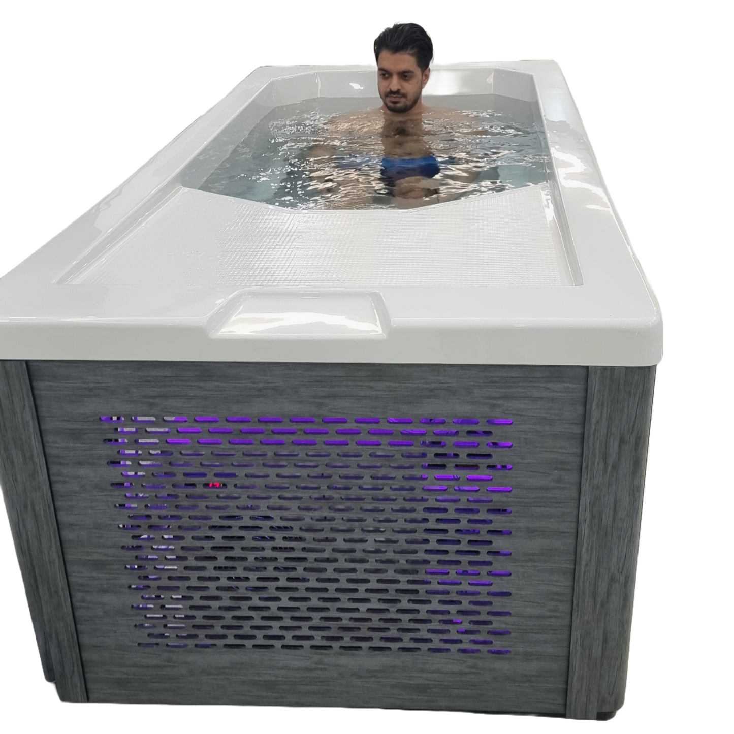Great Lakes Cold Water Therapy Chill Tub - Slate Grey