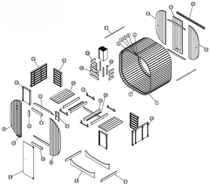 Outdoor Oval Sauna Build and Set-Up