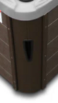 CAB PANEL CORNER - Chocolate